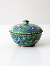 antique Chinese cloisonne box
