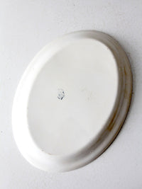 antique La Française bluebird platter