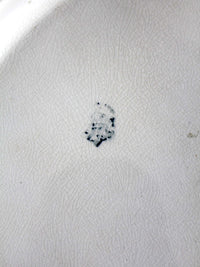 antique La Française bluebird platter