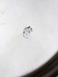 antique La Française bluebird platter