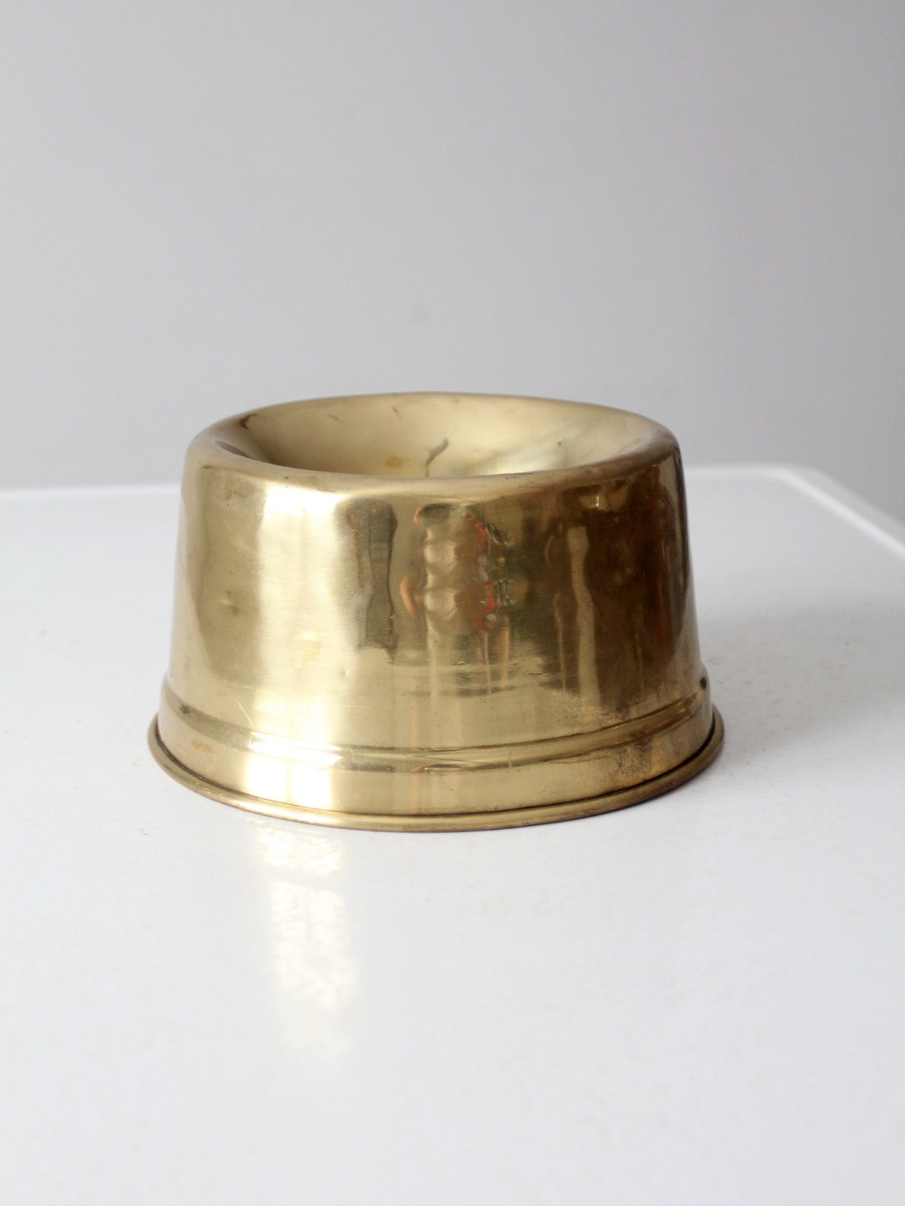 vintage brass spittoon