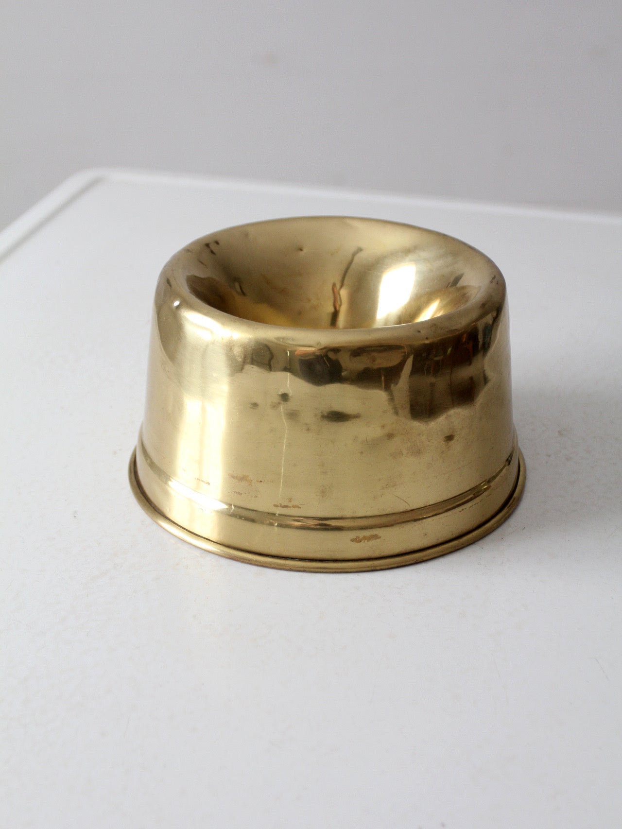 vintage brass spittoon