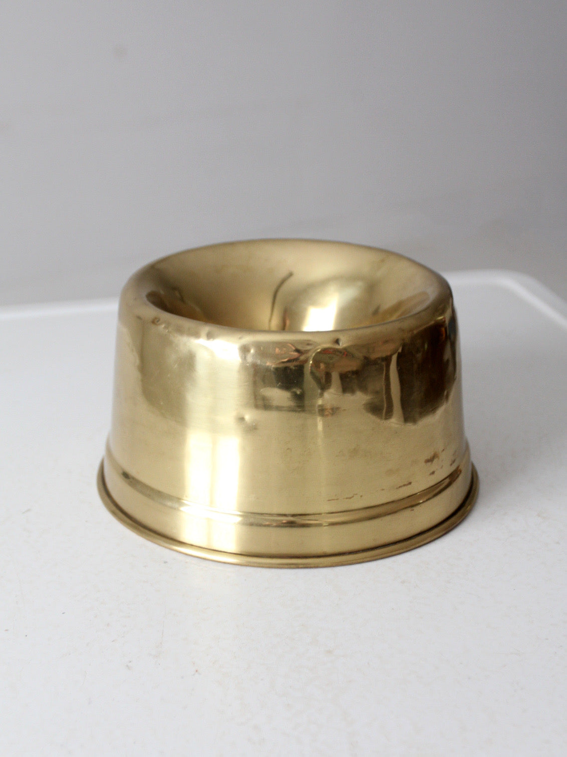 vintage brass spittoon