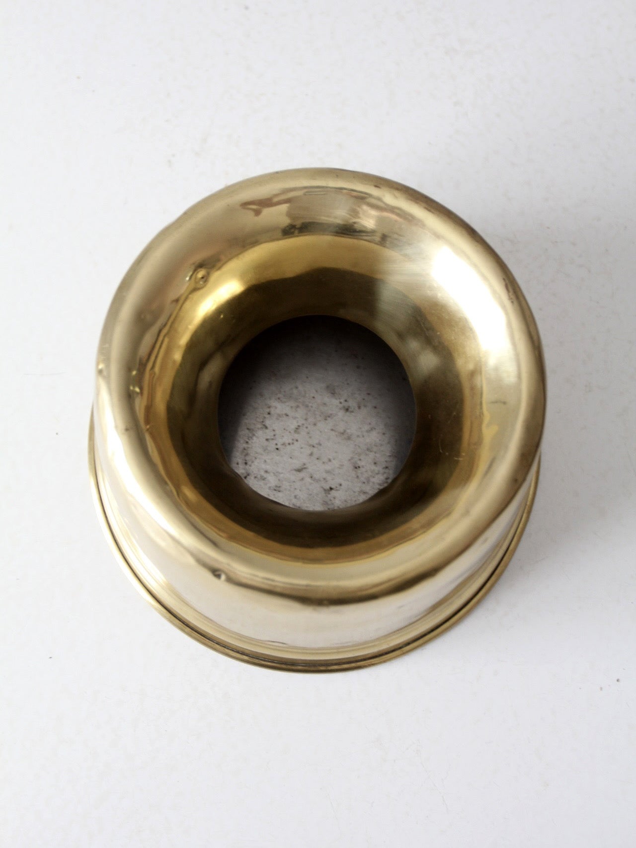 vintage brass spittoon