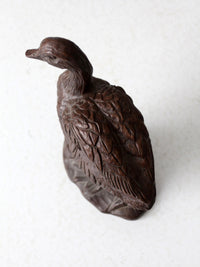 vintage Red Mill Mfg duck figurine