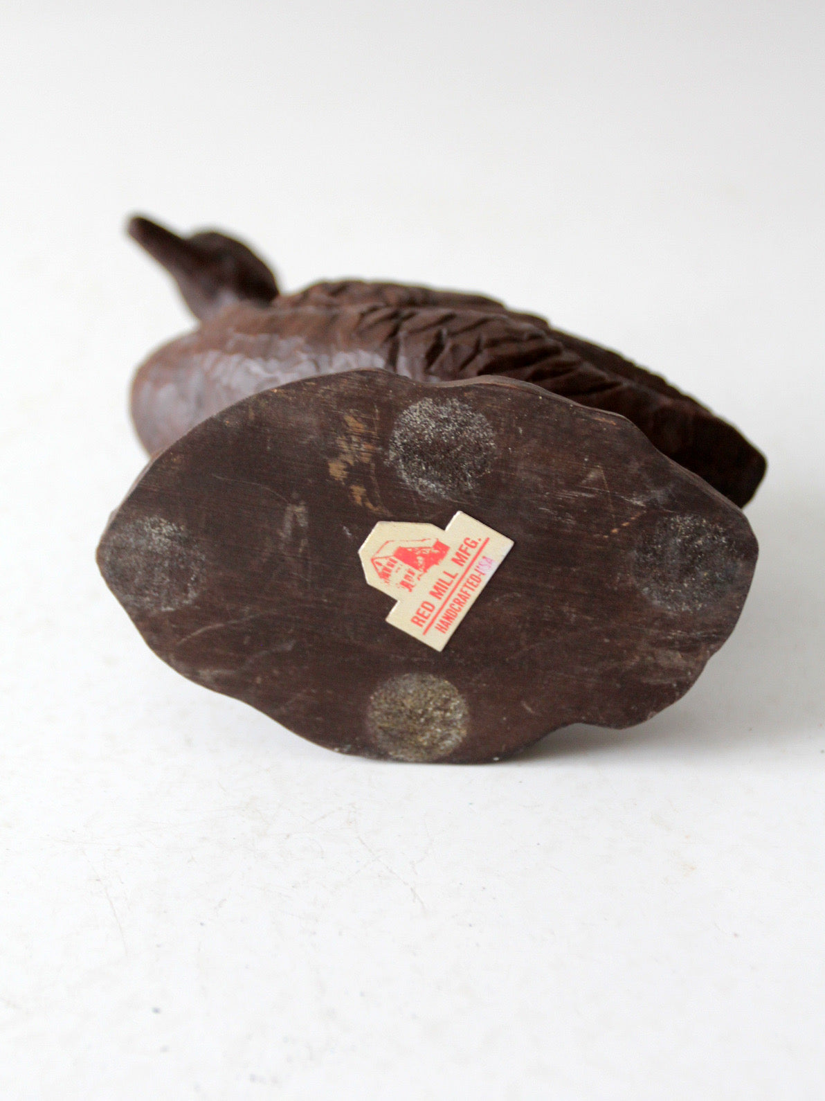 vintage Red Mill Mfg duck figurine