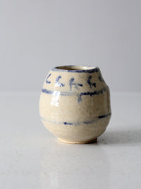 vintage studio pottery vase