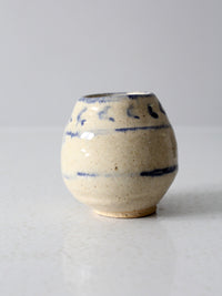 vintage studio pottery vase