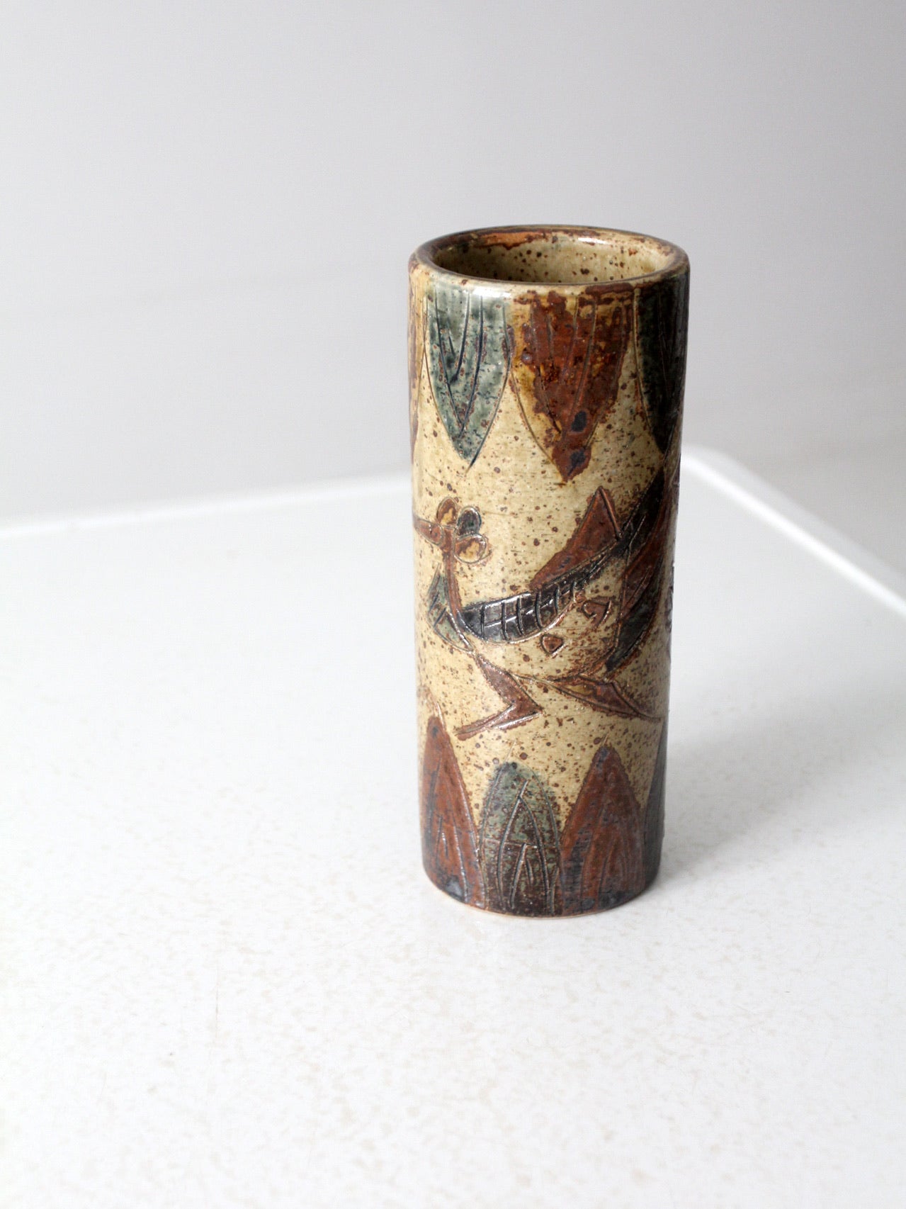 mid-century OMC vase