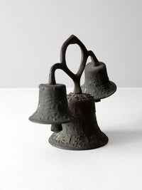 antique Mission style triple bell