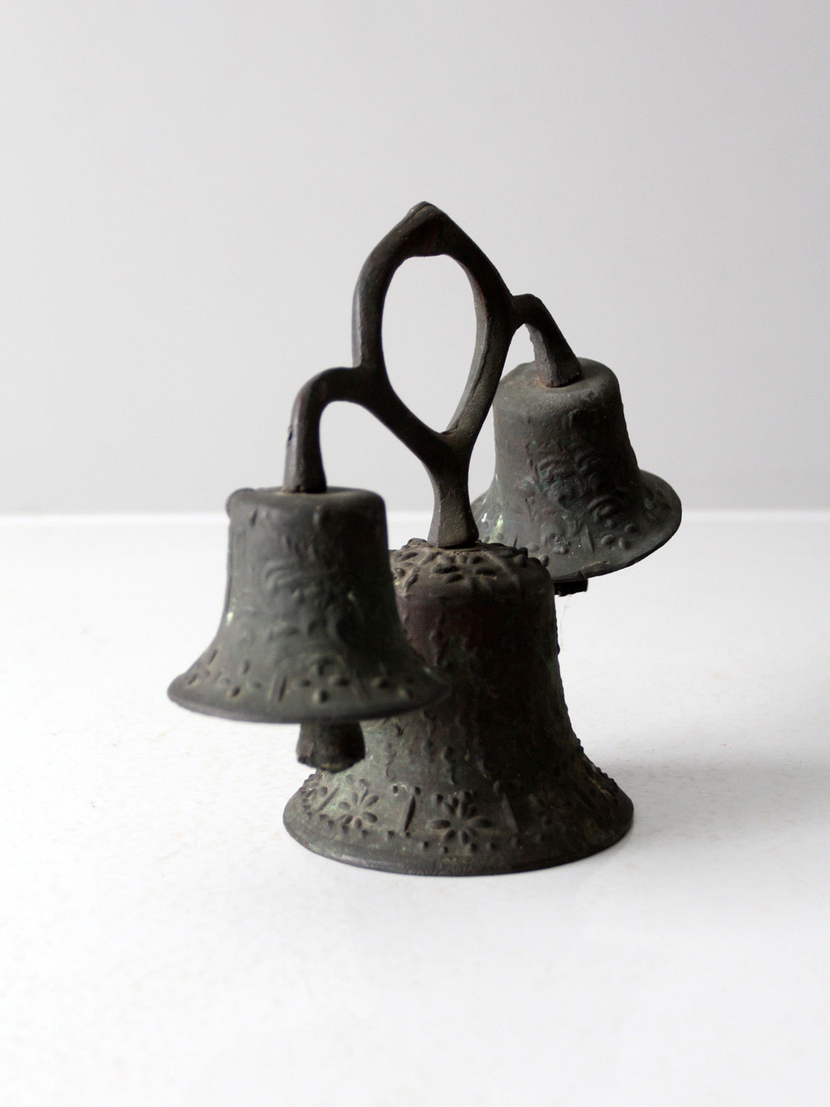 antique Mission style triple bell