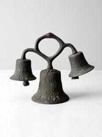 antique Mission style triple bell