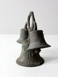 antique Mission style triple bell