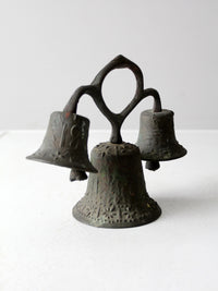 antique Mission style triple bell