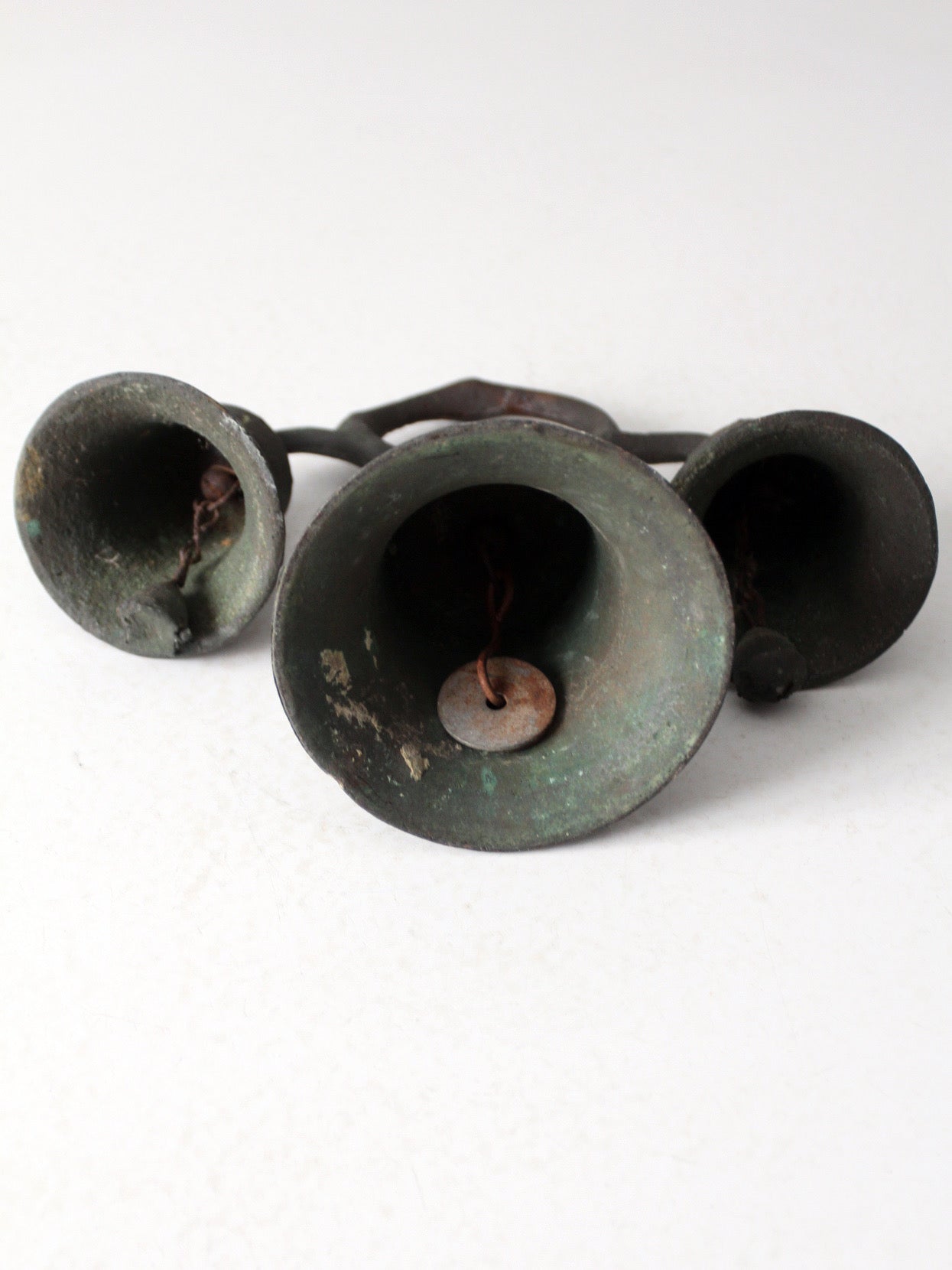 antique Mission style triple bell