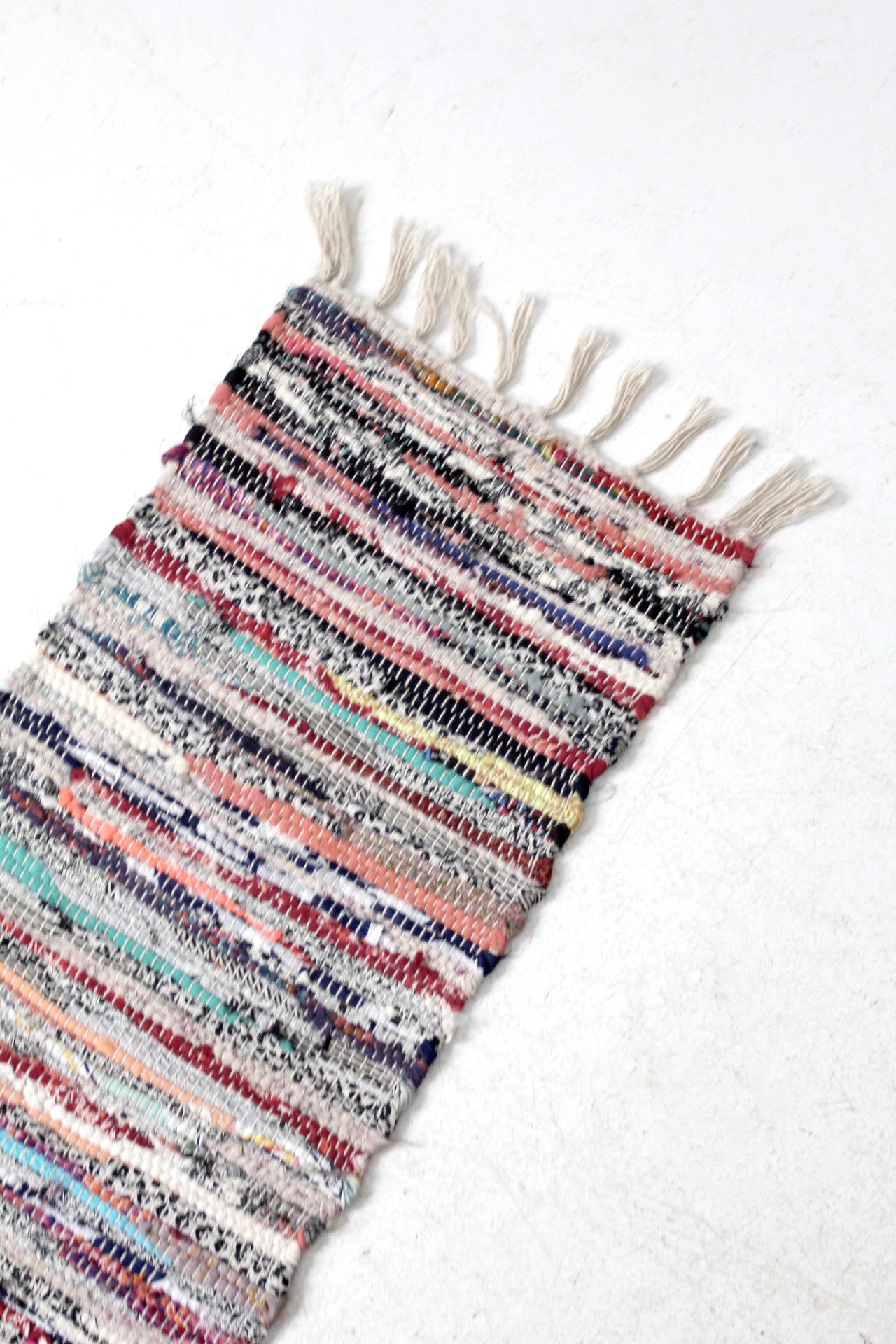 vintage farmhouse rag rug runner