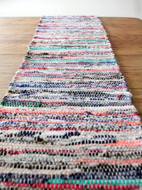 vintage farmhouse rag rug runner