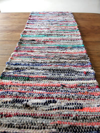 vintage farmhouse rag rug runner