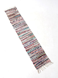 vintage farmhouse rag rug runner