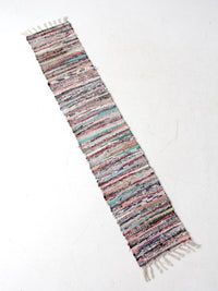 vintage farmhouse rag rug runner