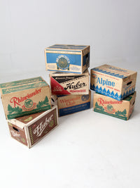 vintage Wisconsin beer collection of 7