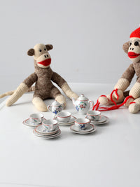 vintage Japanese miniature porcelain tea set