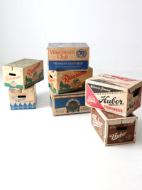 vintage Wisconsin beer collection of 7