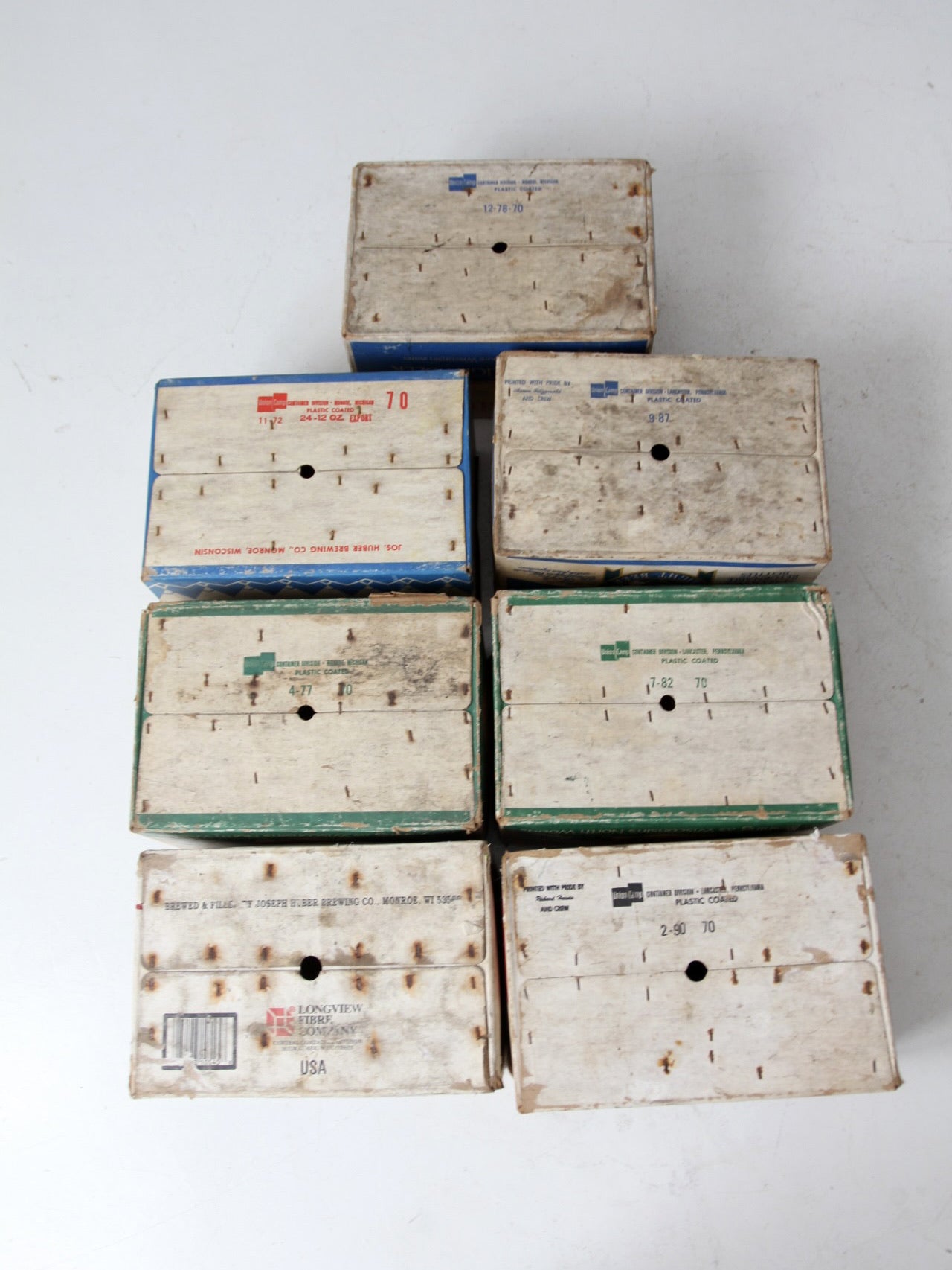 vintage Wisconsin beer collection of 7