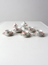 vintage Japanese miniature porcelain tea set