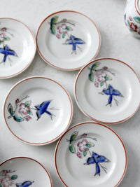 vintage Japanese miniature porcelain tea set