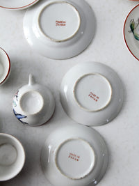 vintage Japanese miniature porcelain tea set