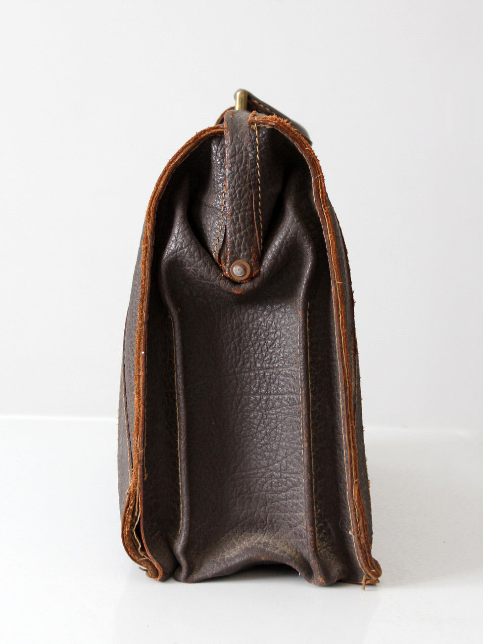 vintage leather briefcase