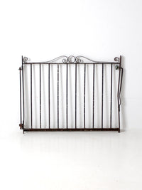 antique wrought iron gate