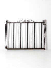 antique wrought iron gate