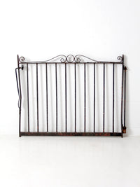antique wrought iron gate