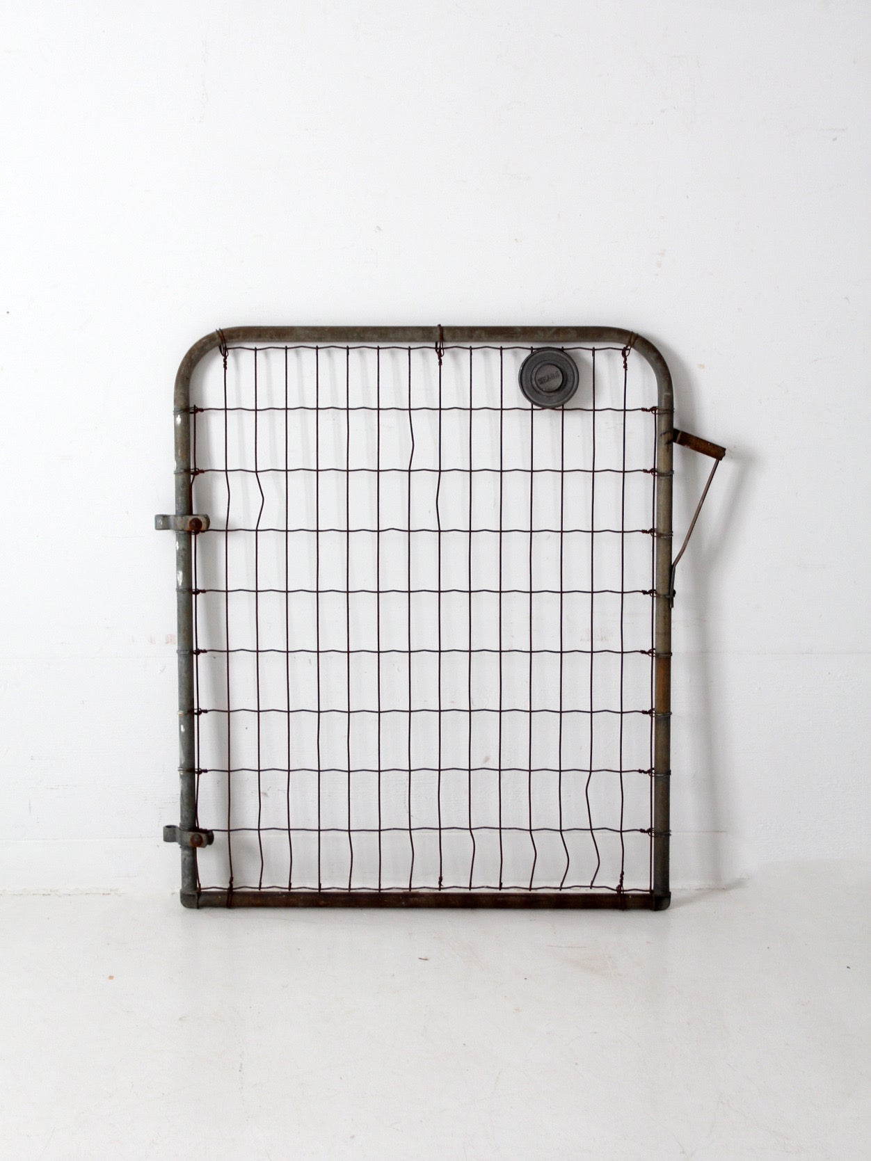 vintage Sears metal garden gate