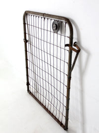 vintage Sears metal garden gate