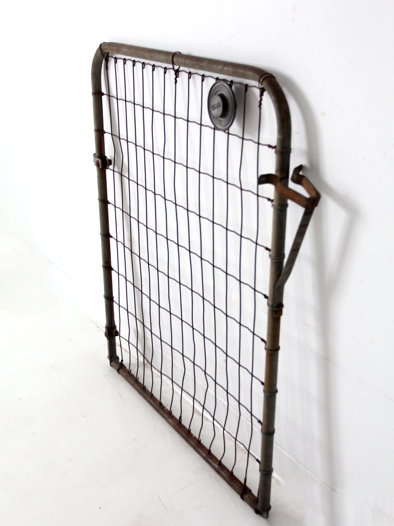 vintage Sears metal garden gate