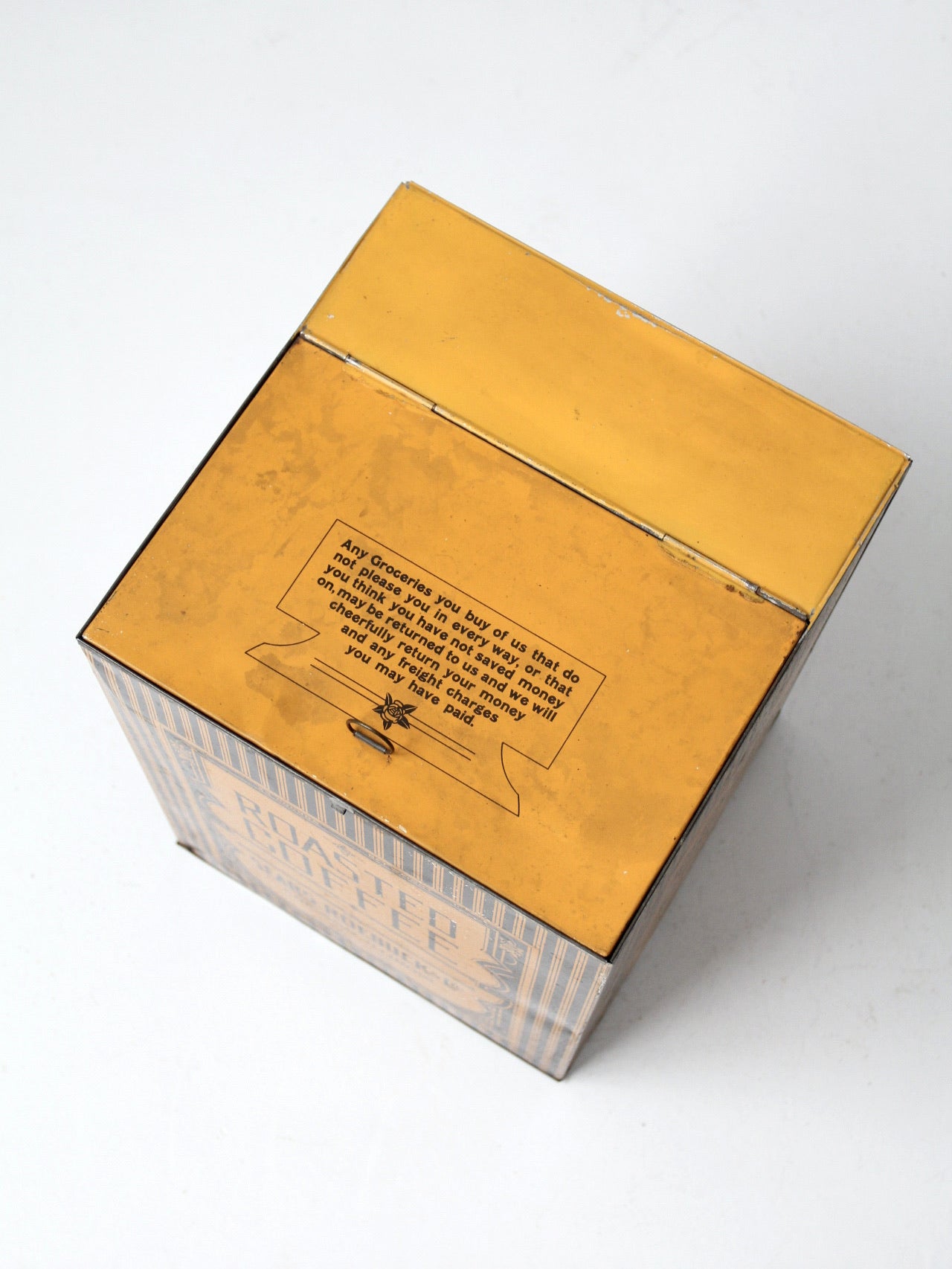 antique Sears Roebuck Co coffee bin