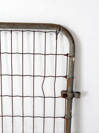vintage Sears metal garden gate