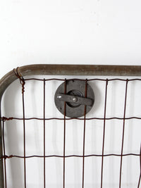 vintage Sears metal garden gate