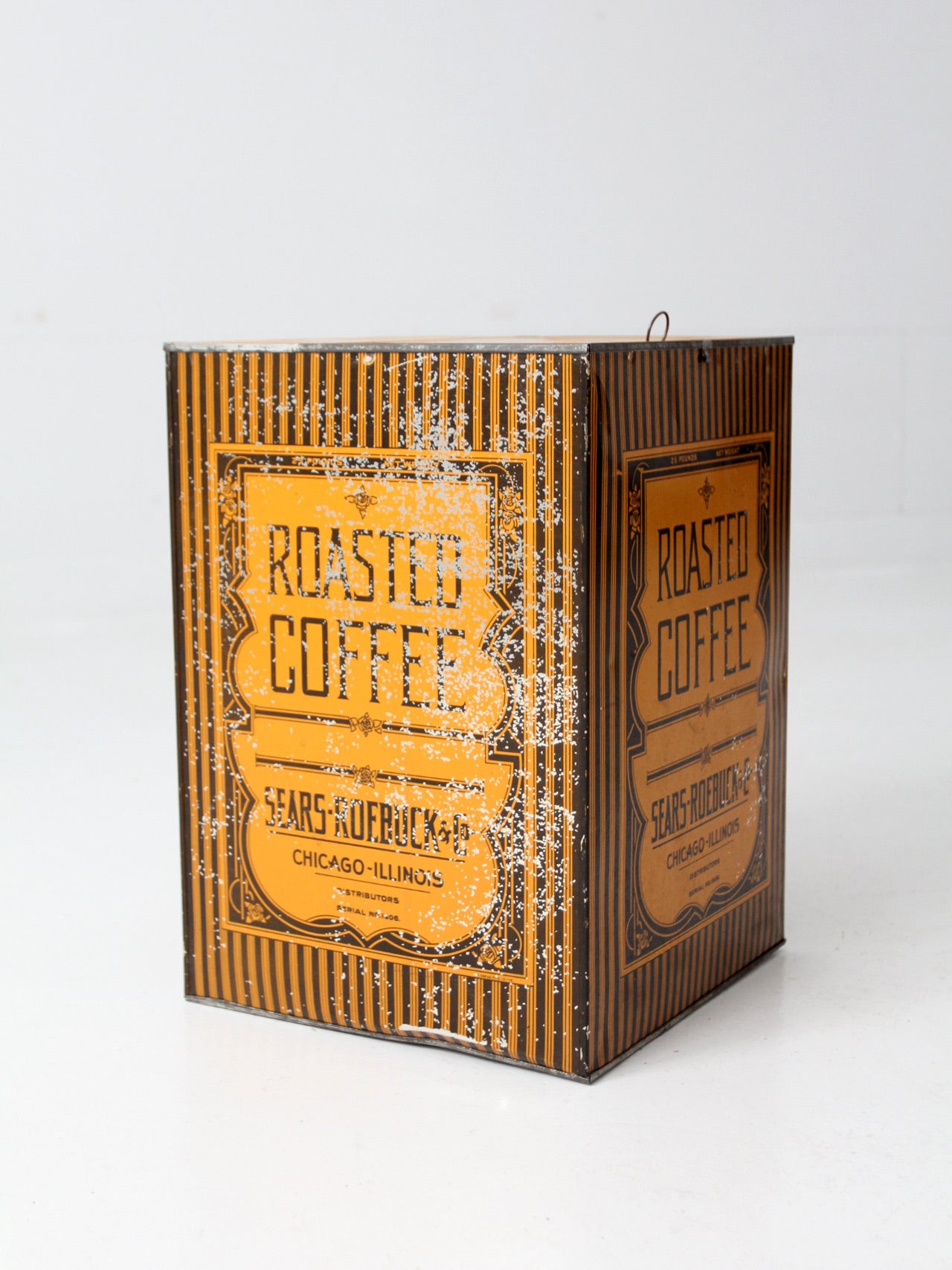 antique Sears Roebuck Co coffee bin