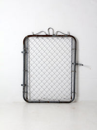 vintage Sears metal garden gate