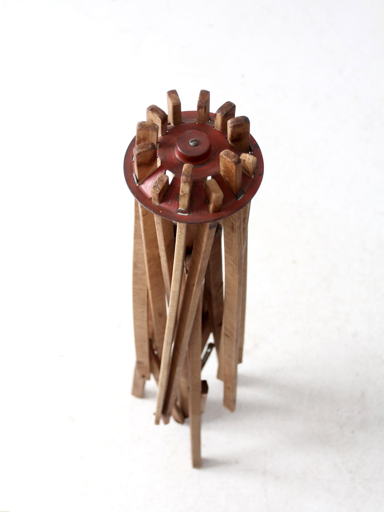 antique laundry wood drying rack