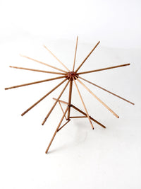 antique laundry wood drying rack