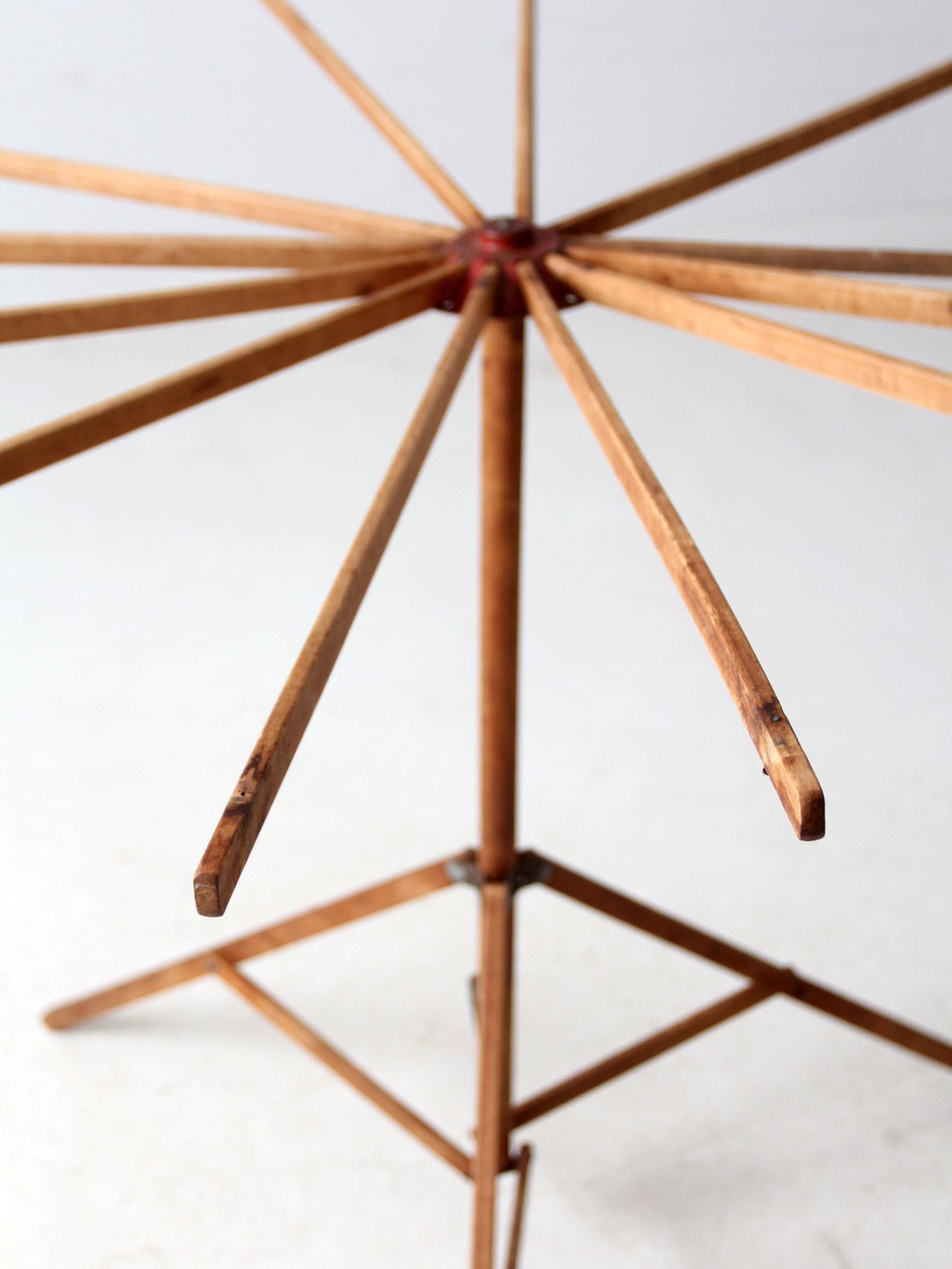 antique laundry wood drying rack