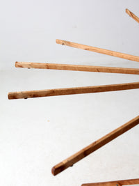 antique laundry wood drying rack