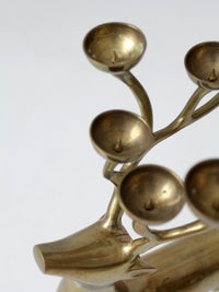 vintage brass deer candle tea light holder