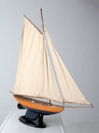 early 20th century pond yacht