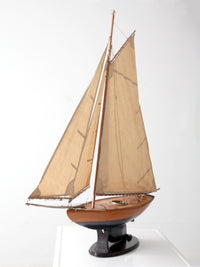 early 20th century pond yacht